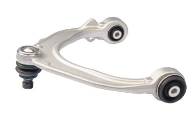 new suspension arm of a vehicle on a white background. New suspension lower control arm of a vehicle, isolated on white background