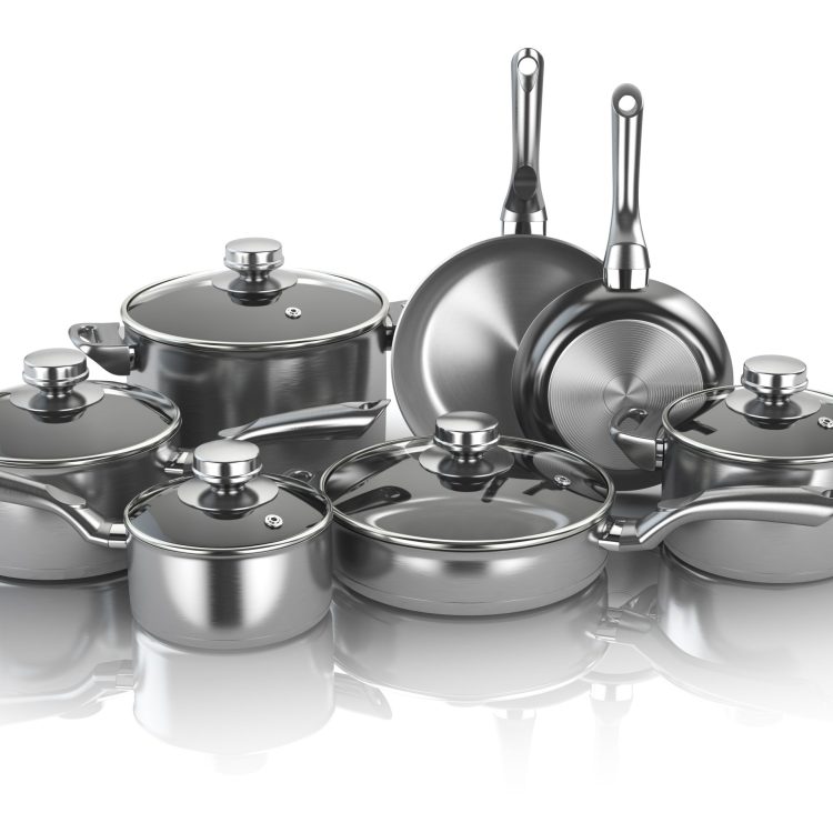 Pots,And,Pans.,Set,Of,Cooking,Stainless,Steel,Kitchen,Utensils
